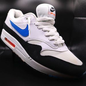 Nike | Air Max 1 | Blue, Total Orange